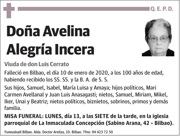 Avelina Alegría Incera