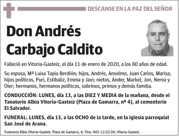 Andrés Carbajo Caldito