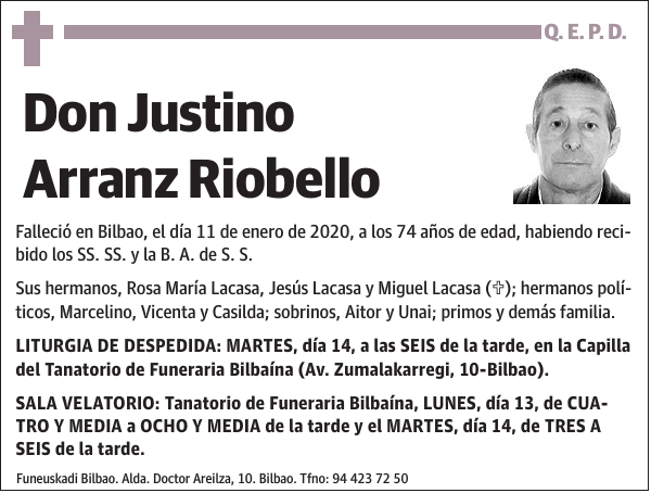 Justino Arranz Riobello