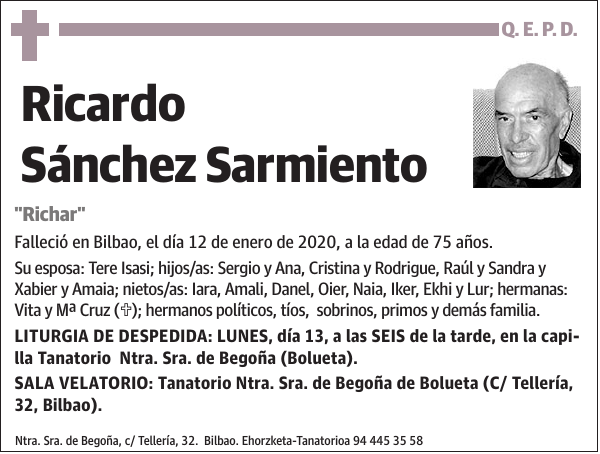 Ricardo Sánchez Sarmiento