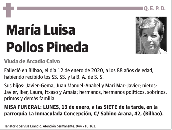 María Luisa Pollos Pineda