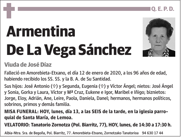 Armentina De La Vega Sánchez