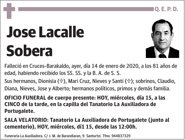 Jose Lacalle Sobera