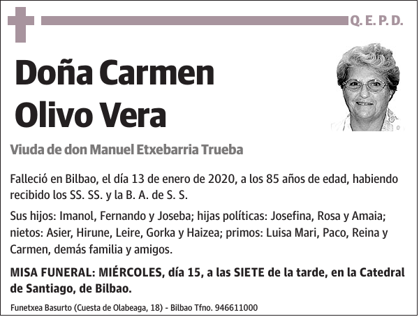 Carmen Olivo Vera