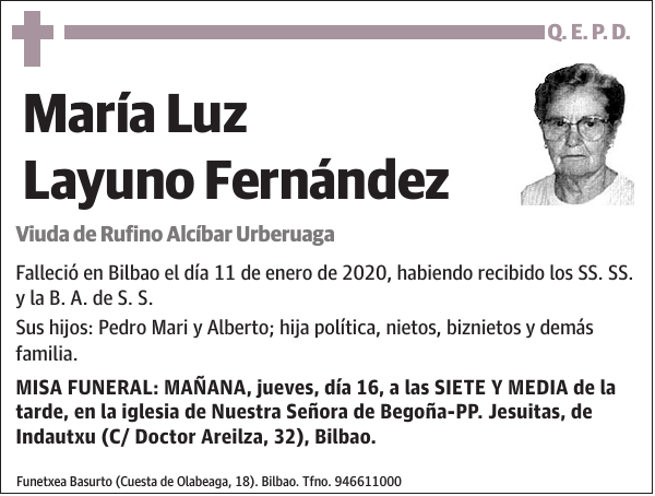 María Luz Layuno Fernández