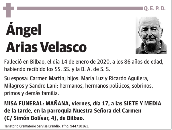 Ángel Arias Velasco