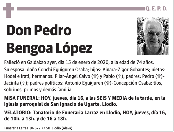 Pedro Bengoa López