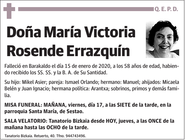 María Victoria Rosende Errazquín