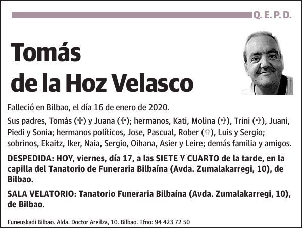 Tomás de la Hoz Velasco