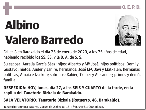 Albino Valero Barredo