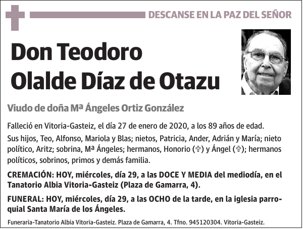 Teodoro Olalde Díaz de Otazu