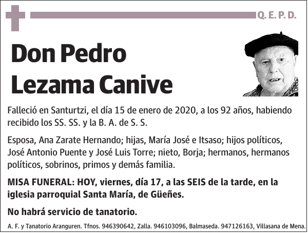 Pedro Lezama Canive