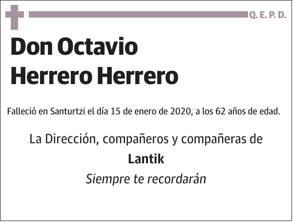 Octavio Herrero Herrero