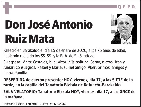 José Antonio Ruiz Mata