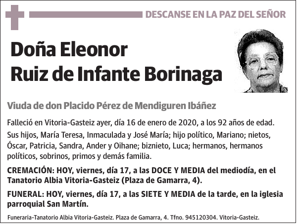 Eleonor Ruiz de Infante Borinaga