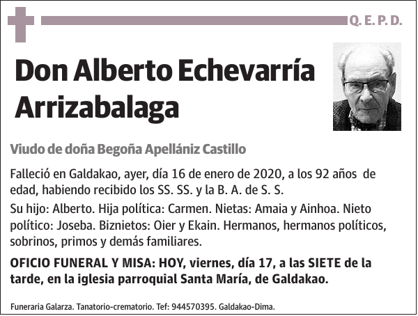 Alberto Echevarría Arrizabalaga