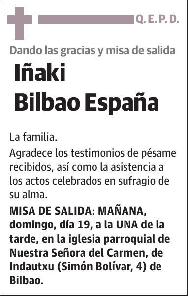 Iñaki Bilbao España