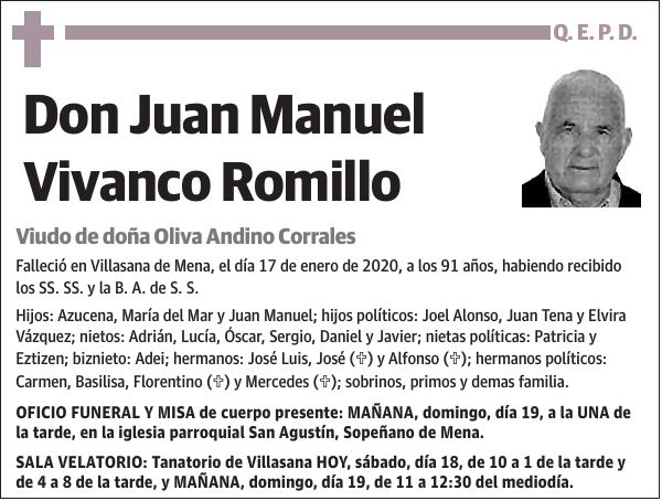 Juan Manuel Vivanco Romillo