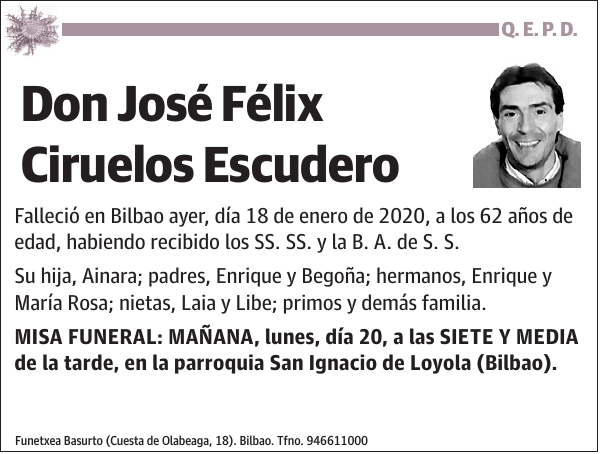 José Félix Ciruelos Escudero