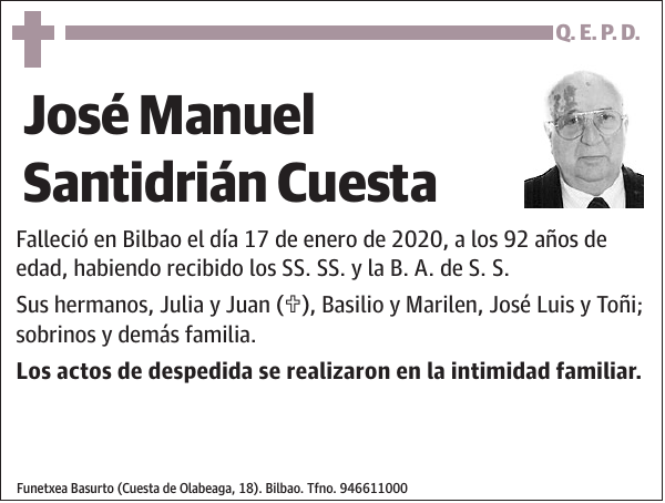 José Manuel Santidrián Cuesta