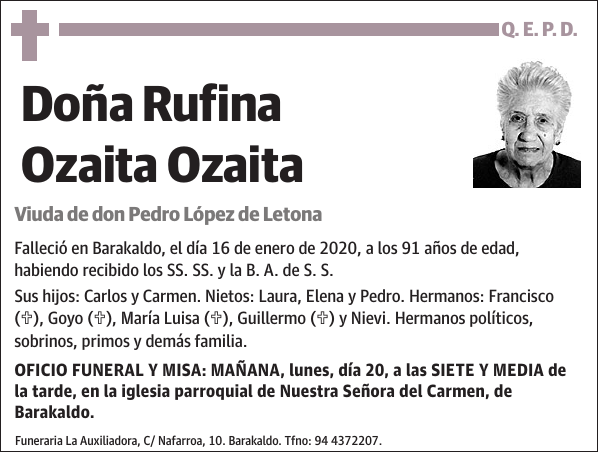 Rufina Ozaita Ozaita