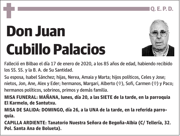 Juan Cubillo Palacios