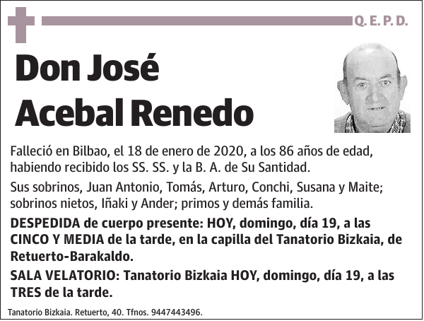 José Acebal Renedo