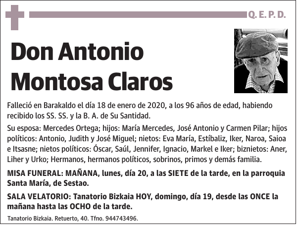 Antonio Montosa Claros