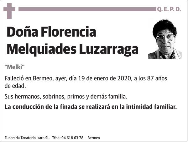 Florencia Melquiades Luzarraga