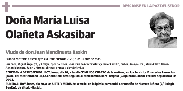 María Luisa Olañeta Askasibar