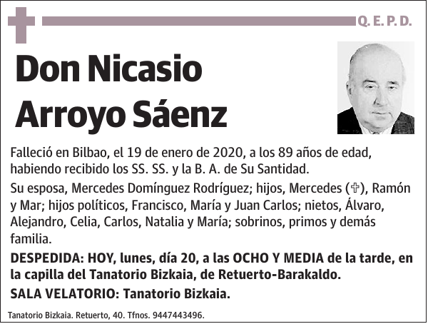 Nicasio Arroyo Sáenz