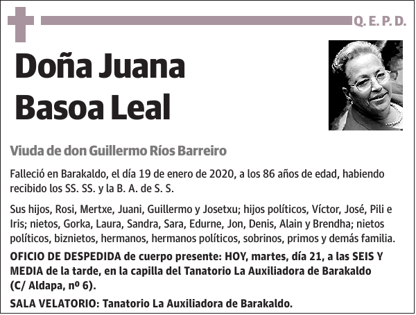 Juana Basoa Leal