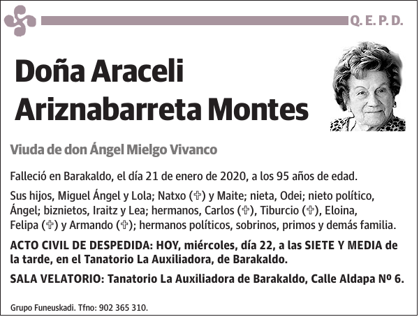 Araceli Ariznabarreta Montes