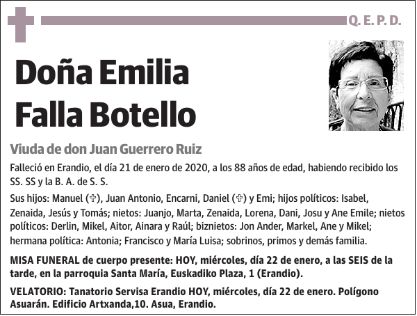 Emilia Falla Botello