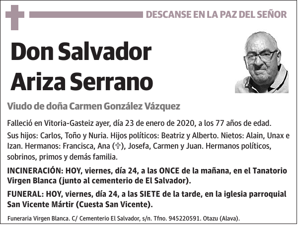 Salvador Ariza Serrano