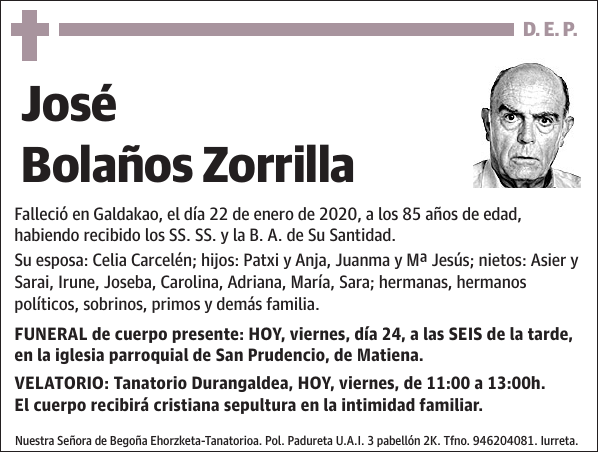 José Bolaños Zorrilla