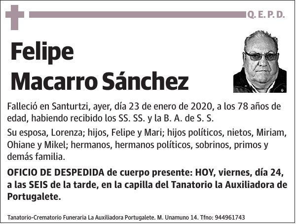 Felipe Macarro Sánchez