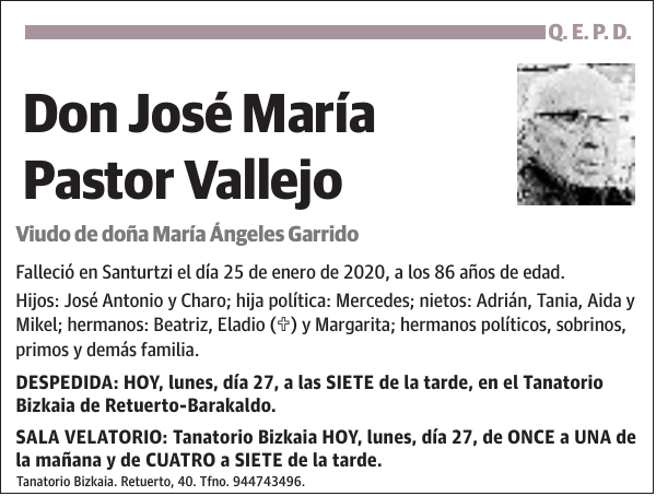 José María Pastor Vallejo