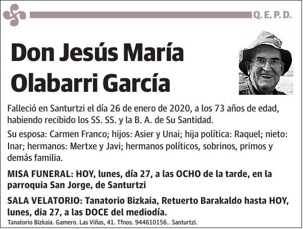 Jesús María Olabarri García