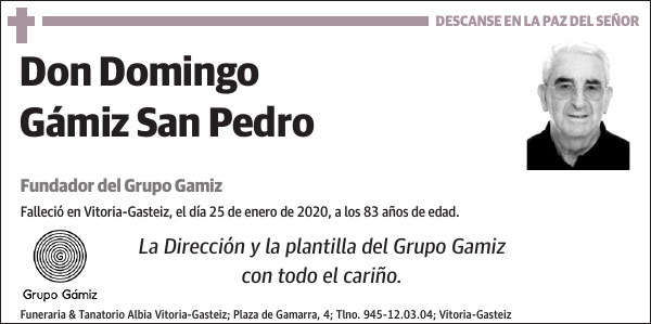 Domingo Gámiz San Pedro