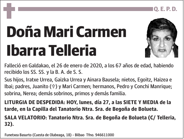 Mari Carmen Ibarra Telleria