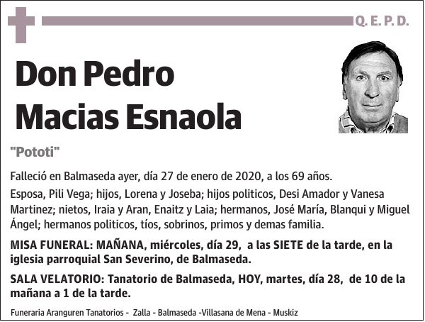 Pedro Macias Esnaola