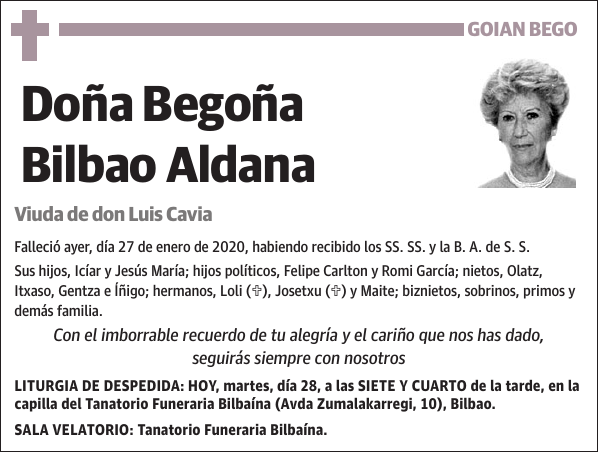 Begoña Bilbao Aldana