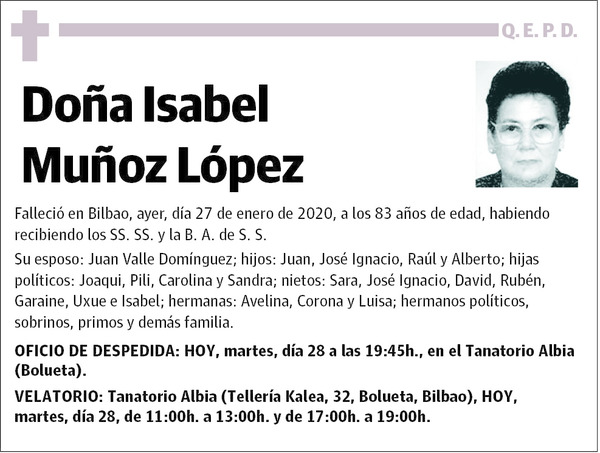 Isabel Muñoz López