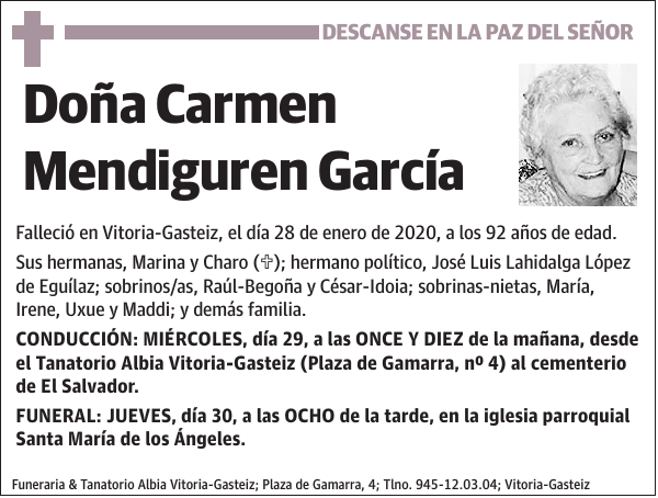 Carmen Mendiguren García