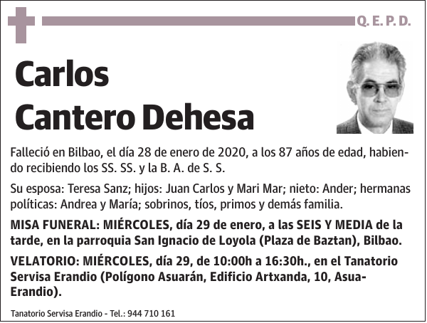 Carlos Cantero Dehesa