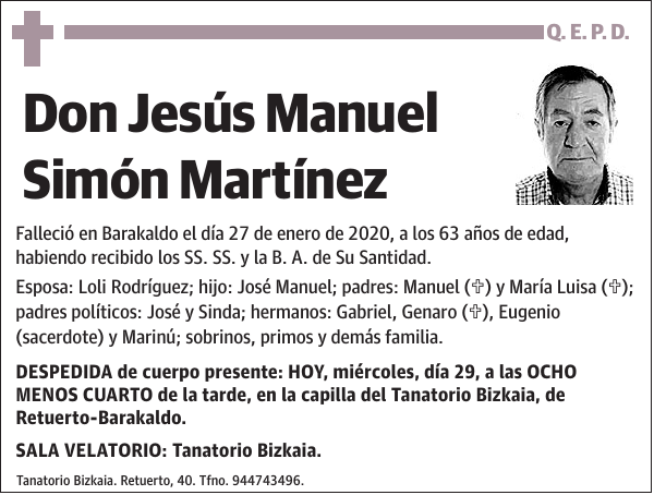 Jesús Manuel Simón Martínez