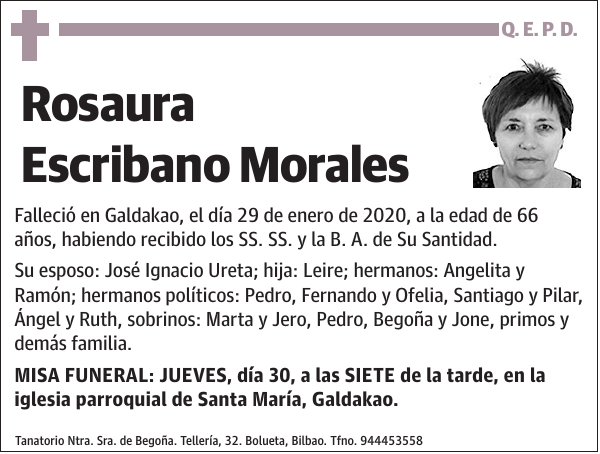 Rosaura Escribano Morales