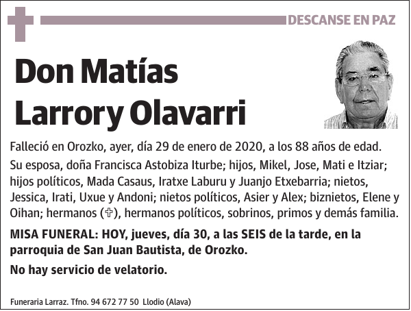 Matías Larrory Olavarri