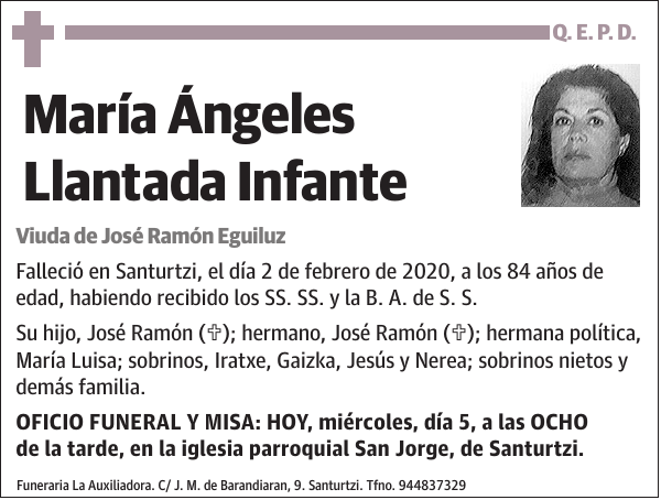 María Ángeles Llantada Infante